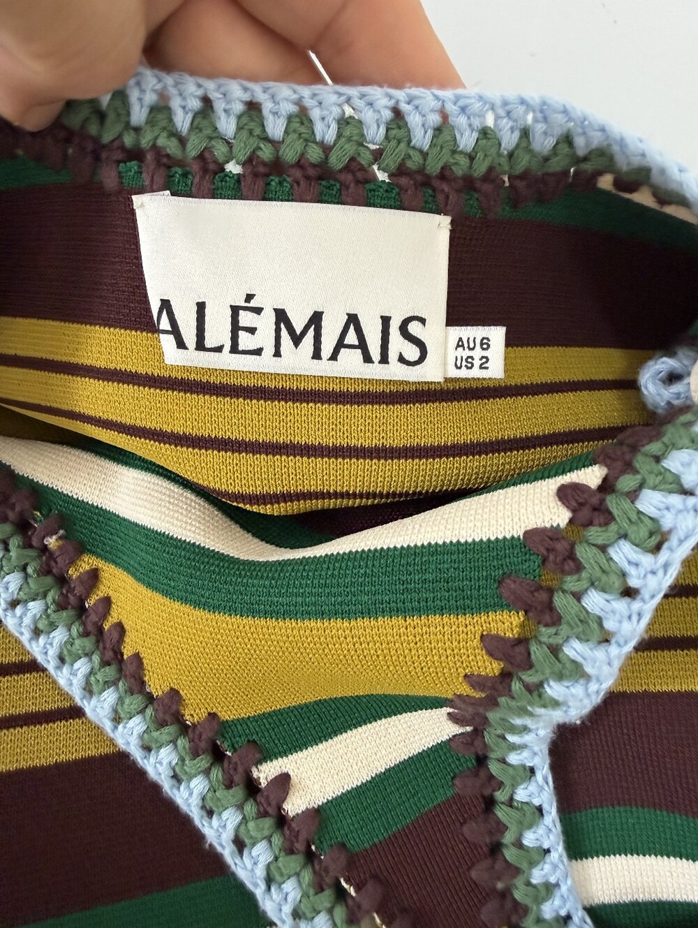 Alemais Clover striped knitted minidress - Picture 13 of 13